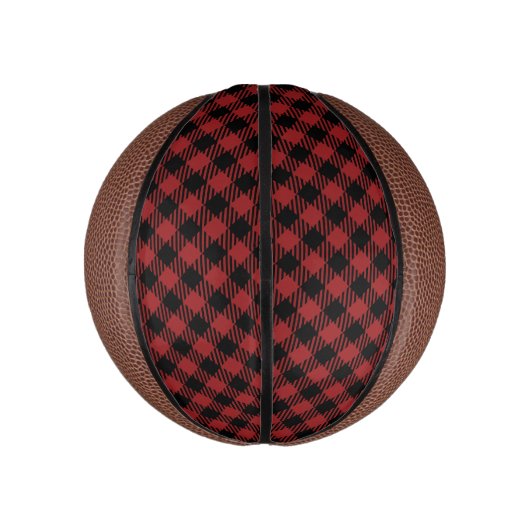 Mooie kerstrode Buffalo Pset Basketbal (Verticaal)