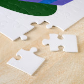 Mooie Kerstschaap Winter Scene Festief Legpuzzel (Zijkant)