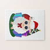Mooie Kerstschaap Winter Scene Festief Legpuzzel (Horizontaal)