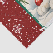 Mooie kerstvakantie Modern Collectie Tissuepapier (Detail)