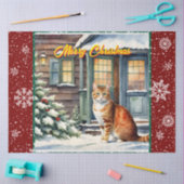 Mooie kerstvakantie trendy Collectie Tissuepapier (Craft)