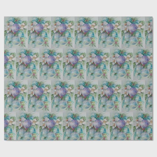 Mooie kerstversiering met Waterverf Cadeaupapier (Vlak)