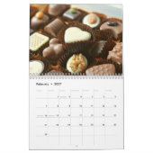Mooie keuken en koken, maandelijks kalender (Feb 2027)