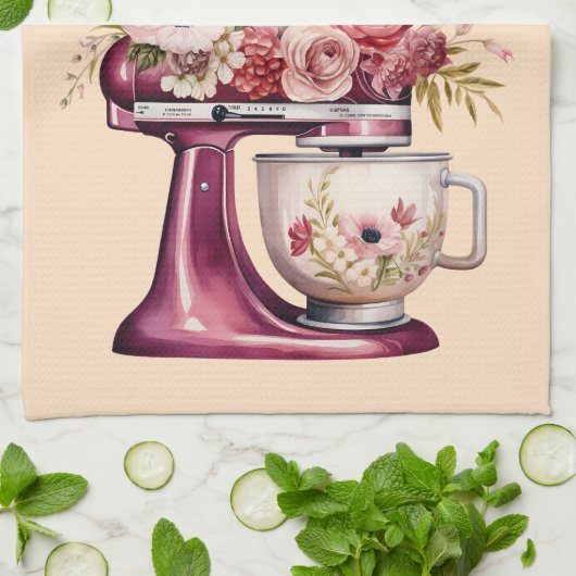 Mooie keuken van oma theedoek (Gevouwen)