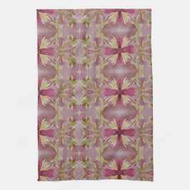 Mooie keukenhanddoek met bordeauxrood