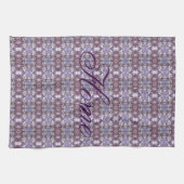 Mooie keukenhanddoek met witte bloesems (Horizontaal)