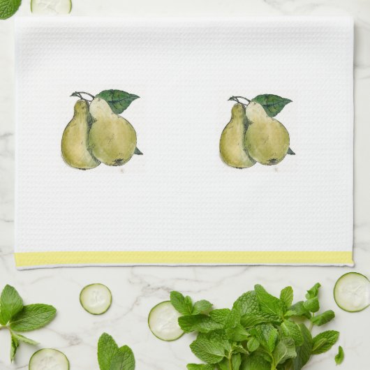 mooie keukenhanddoek voor peperontwerp (Gevouwen)