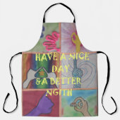 Mooie keukenideeën voor vrouwen thuis schort (Voorkant)