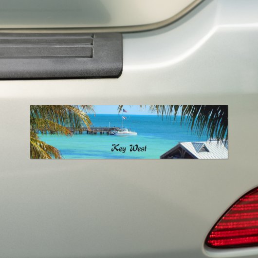 Mooie Key West Bumpersticker (Op auto)