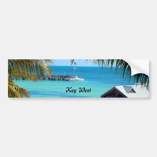 Mooie Key West Bumpersticker (Voorkant)
