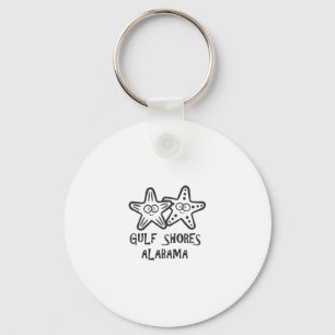 Mooie Kids Gulf Shores Alama Vakantie Meisjes Jong Sleutelhanger