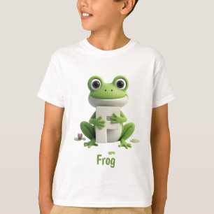 Mooie Kikker Kinder T-Shirt F is voor Kikker Alf