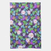 Mooie kikker kunst keukenhanddoek (Verticaal)