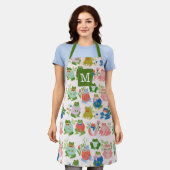 Mooie Kikkers Keuken Schort (Gedragen)