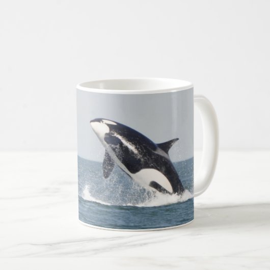 Mooie Killer Whale Koffiemok (Voorkant rechts)