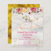 Mooie Kind Gouden Eenhoorn Pegasus Budget (Voorkant / Achterkant)