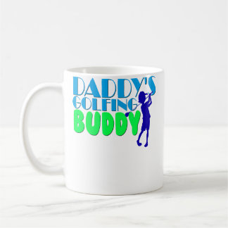 Mooie kinder golfshirt papa's golfvriend zoontje j koffiemok