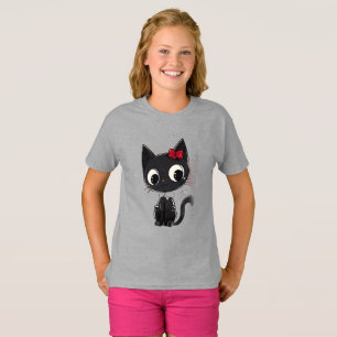 Mooie kinder T-shirt in grijs met leuke illustrati