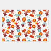 Mooie KinderCircus Retro Inpakpapier Vel (Voorkant 2)