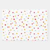 Mooie KinderCircus Retro Inpakpapier Vel (Voorkant)