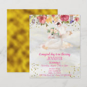 Mooie Kinderen Gouden Eenhoorn Pegasus Budget (Voorkant / Achterkant)