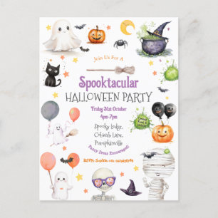 Mooie Kinderen Halloween Ansichtkaart Briefkaart