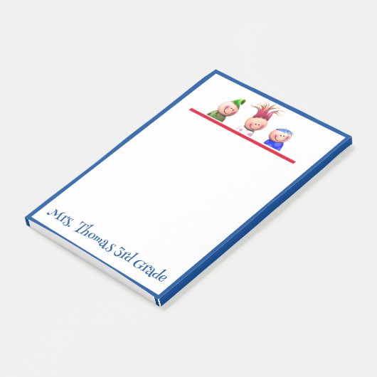 Mooie Kinderen School Post-it Notities Post-it® Notes (Schuin)