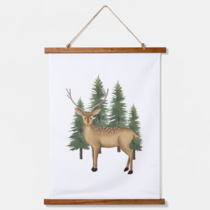 Mooie kinderkamer bosdier wanddecoratie hangend wandkleed