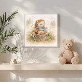 Mooie Kinderkamer met Egeltje Poster