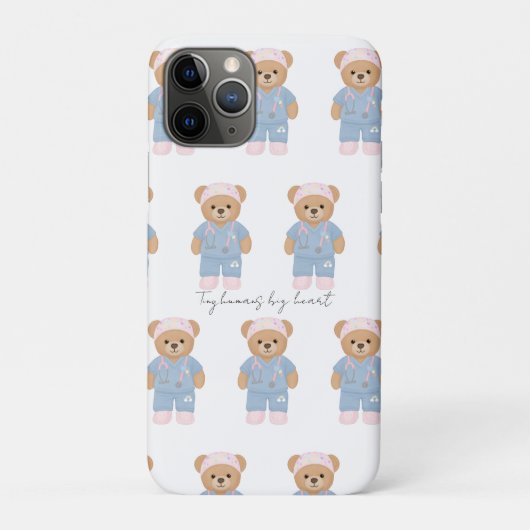Mooie kinderverpleegster iPhone hoesje (Achterkant)