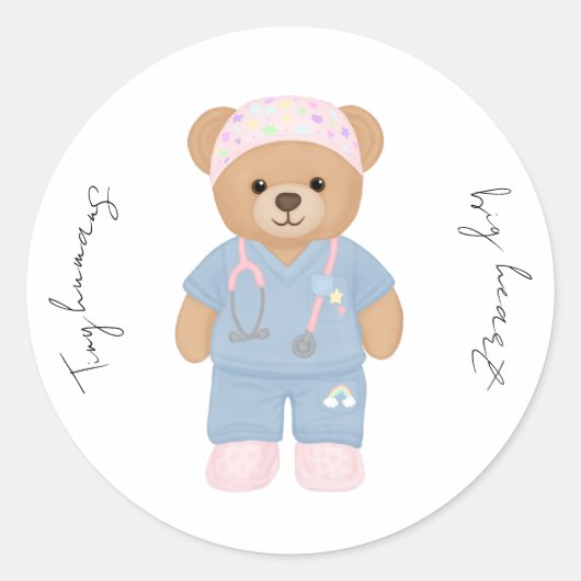 Mooie Kinderverpleegster Stickers (Voorkant)
