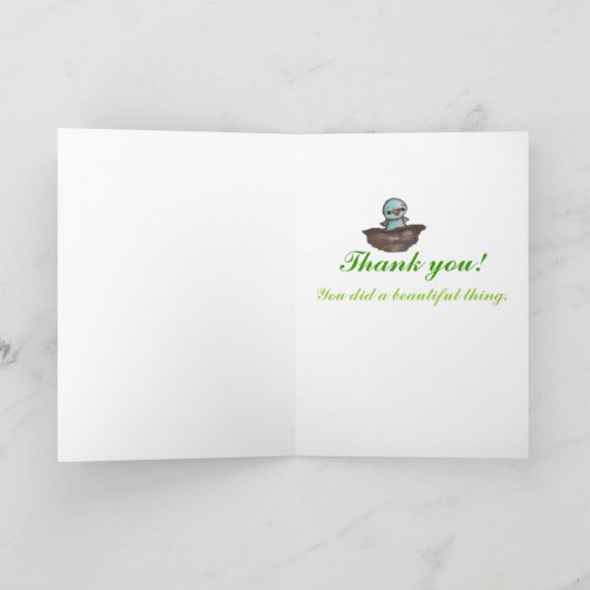 Mooie Kindness - Dank u wel! Bedankkaart (Binnen)