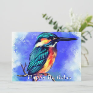 Mooie Kingfisher Bird - Happy Birthday