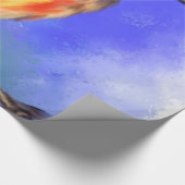 Mooie Kingfisher Bird - Migigly Waterverf Art Cadeaupapier (Hoek)