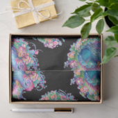 Mooie kip en bloemen tissuepapier (Geschenk)