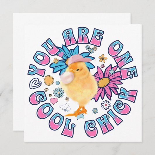 Mooie kip - jij bent één koude kip (Voorkant / Achterkant)