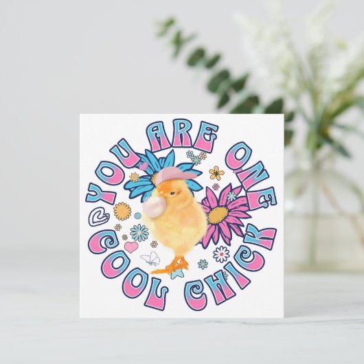 Mooie kip - jij bent één koude kip (Staand voorkant)