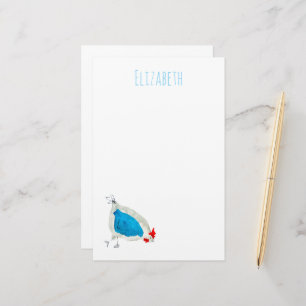 Mooie kippen waterverf briefpapier