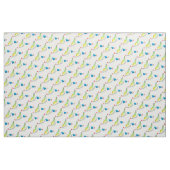 Mooie kippen waterverf stof (Yard (91,4 cm))