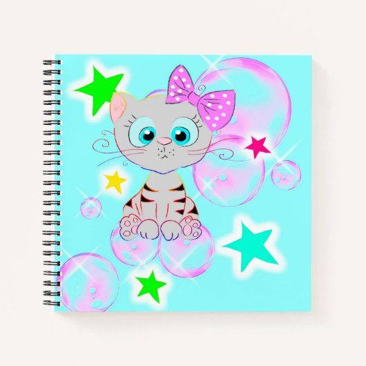 Mooie Kitten - Notitieboek (Voorkant)