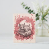 Mooie kittens briefkaart (Staand voorkant)