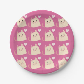 Mooie Kittens Papieren Borden van Lilia Bordje