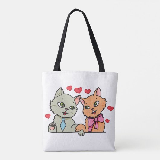 Mooie kittens tote bag (Achterkant)