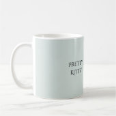 Mooie Kitty Blauwe Strik Koffiemok (Links)