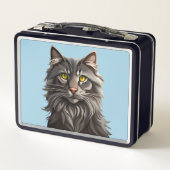 MOOIE KITTY CAT RETRO METAL LUNCHBOX (Achterkant)