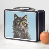 MOOIE KITTY CAT RETRO METAL LUNCHBOX (In situ)