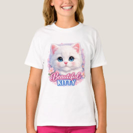 Mooie Kitty Cute Kat Kinderen T-Shirt