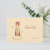 Mooie Kitty Notitiekaart (Staand voorkant)