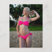 Mooie klankklode in Hot Pink Briefkaart (Voorkant)