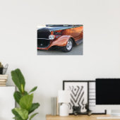 Mooie klassieke auto-Bronze Poster (Thuiskantoor)